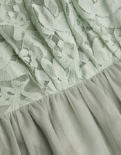 Hayley Halter Lace Prom Dress, Green (SAGE), large