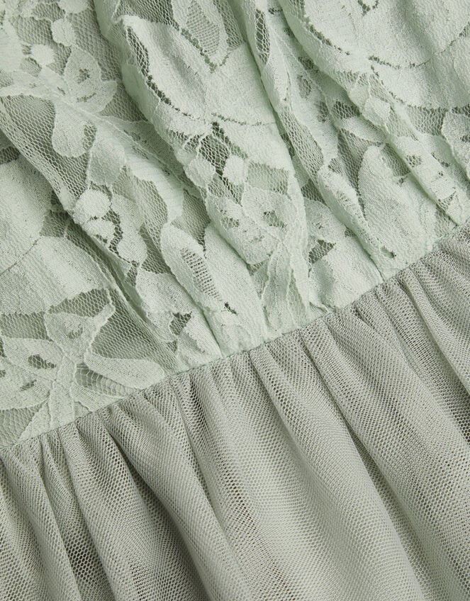 Hayley Halter Lace Prom Dress, Green (SAGE), large