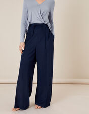 Wide-Leg Trousers, Blue (NAVY), large