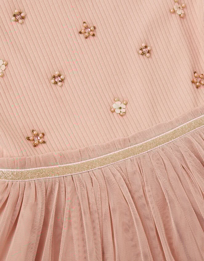 Unicorn Embellished Disco Dress, Pink (PINK), large