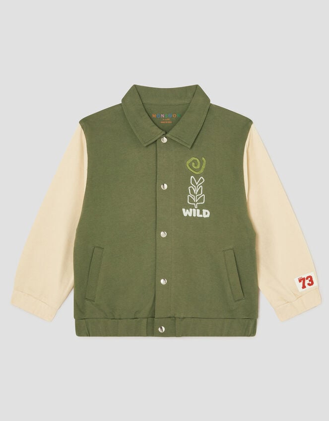 Wild Bomber Jacket, Green (KHAKI), large