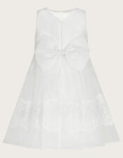 Baby Alovette Lace Christening Dress, White (WHITE), large