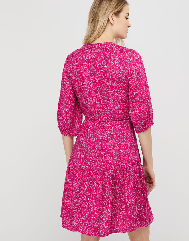 Manilla Printed Dress in LENZING™ ECOVERO™, Pink (PINK), large
