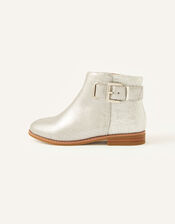 Shimmer Ankle Boots , Silver (SILVER), large