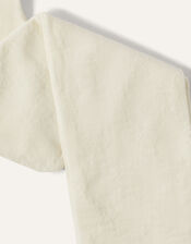 Baby Butterfly Plush Diamond Tights, Ivory (IVORY), large