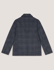 Rufus Check Suit Jacket, Grey (GREY), large