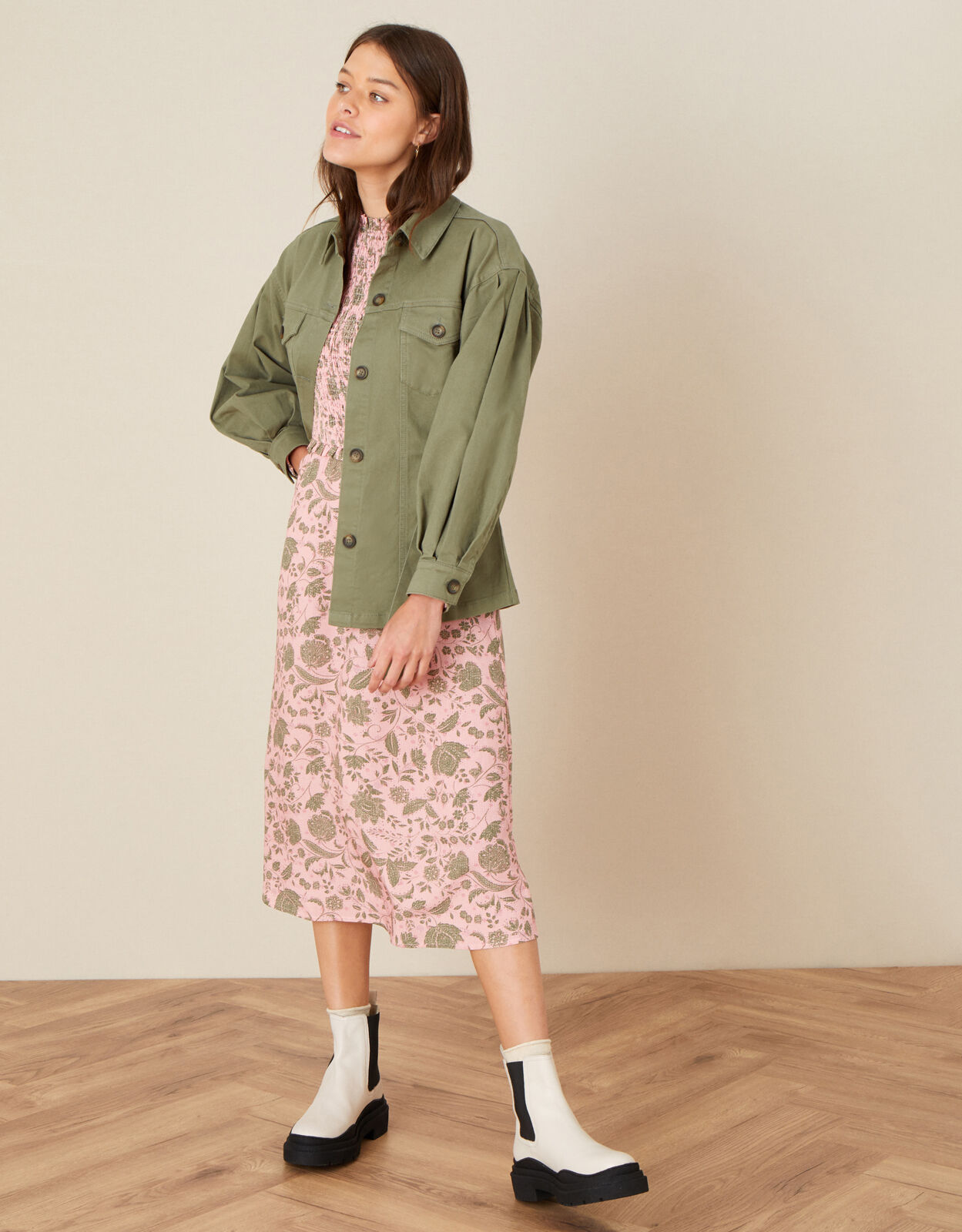 monsoon khaki jacket