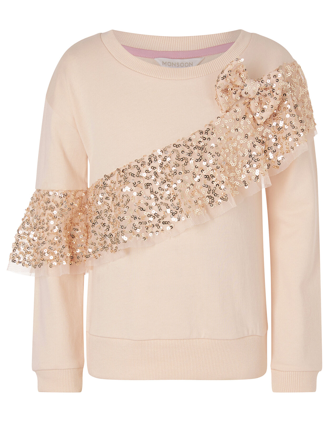 Rose gold sequin sweater 2025