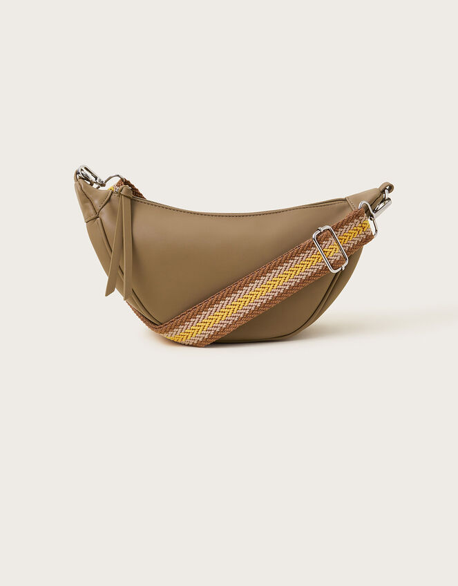 Scoop Cross-Body Bag, Green (KHAKI), large