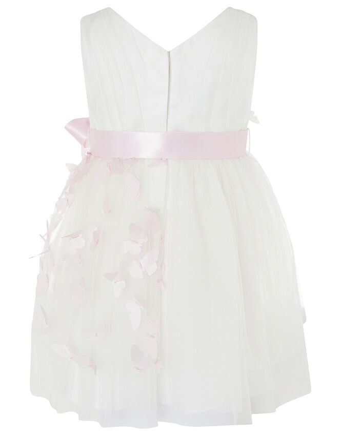 Baby 3D Butterfly Dress, Ivory (IVORY), large