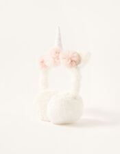 Sparkle Unicorn Fluffy Earmuffs, , large