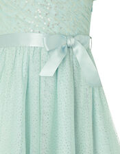 Aruba Sparkle Sequin Maxi Dress, Green (MINT), large
