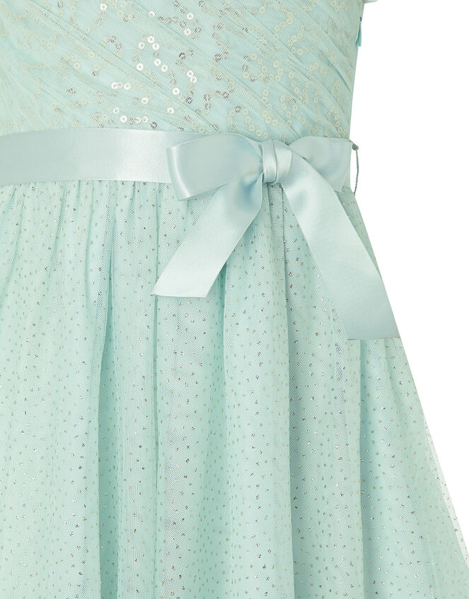 Aruba Sparkle Sequin Maxi Dress, Green (MINT), large