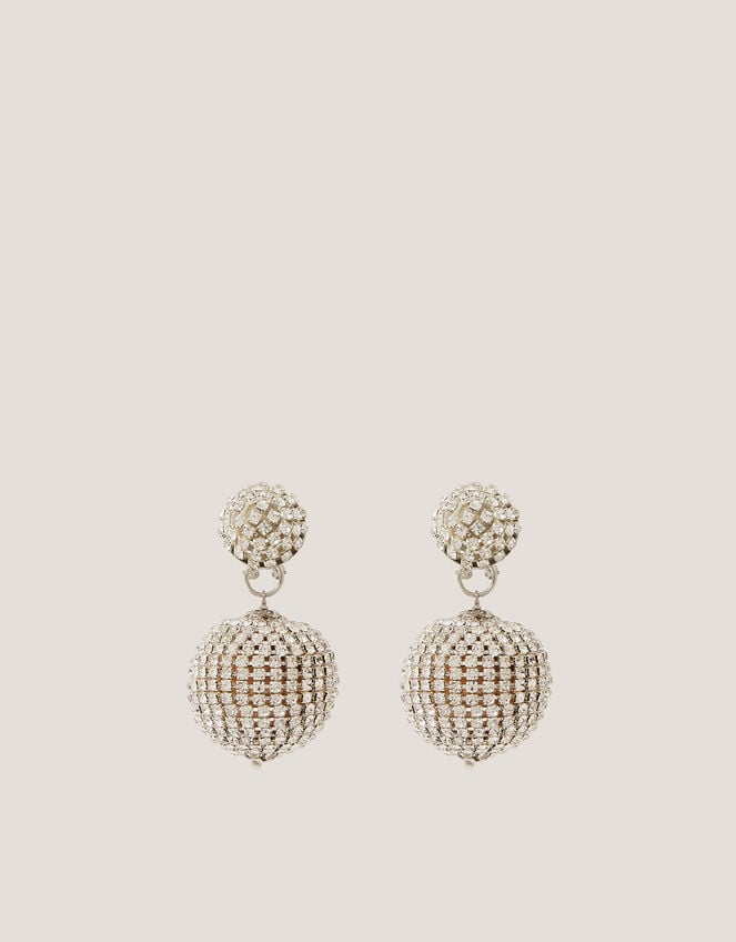 Diamant&eacute; Ball Drop Earrings, , large