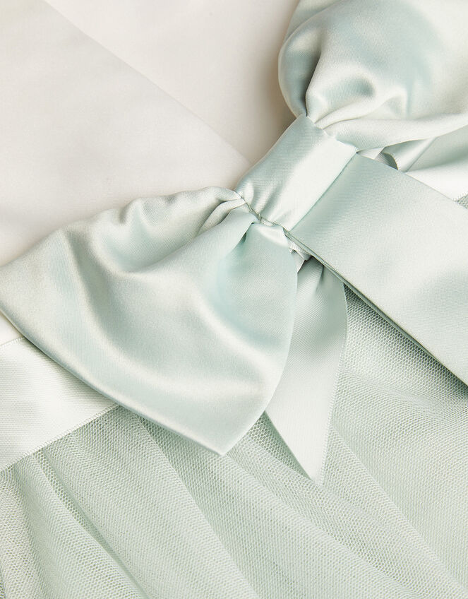 Baby Tulle Bridesmaid Dress, Green (SAGE), large