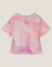 Palm Print Ombr&eacute; T-Shirt, Pink (PINK), large