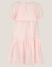 Leila Floral Embellished Party Dress, Pink (PALE PINK), large