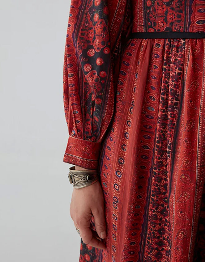 Maison Hotel Dalida Embroidered Dress, Red (RED), large