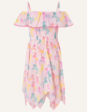 Misty Unicorn Dress in Organic Cotton , Pink (PALE PINK), large