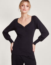 Bodice Detail Jumper, Black (BLACK), large