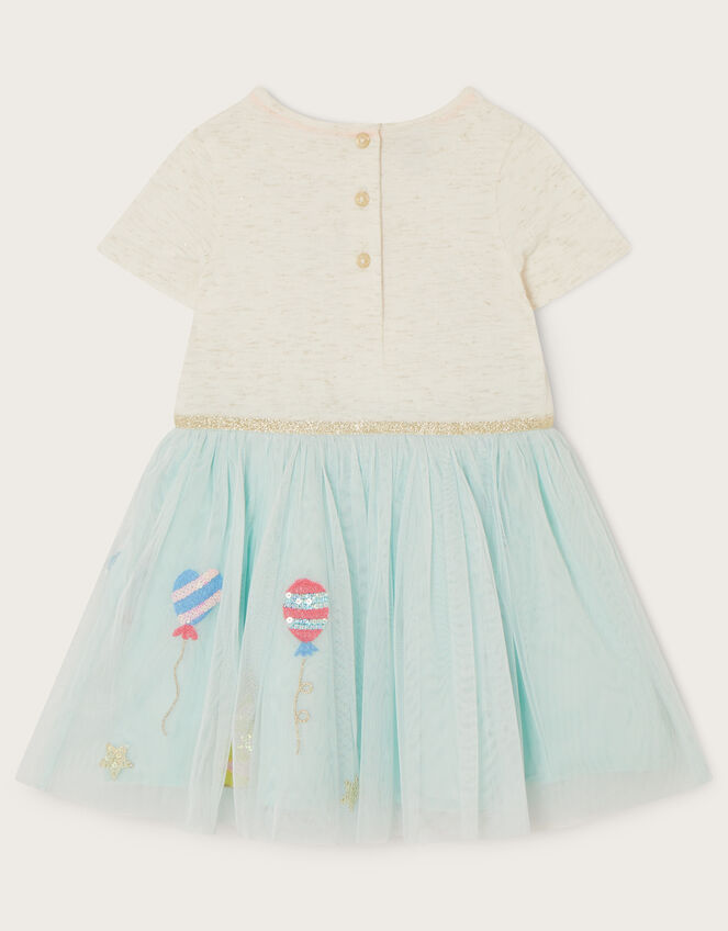 Baby Celebration Disco Dress, Blue (AQUA), large