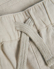 Plain Drawstring Shorts, Natural (STONE), large