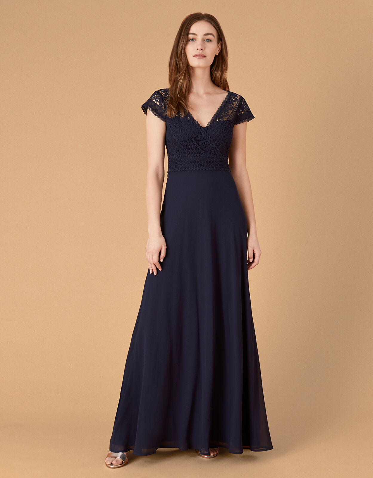 Monsoon blue cheap lace dress