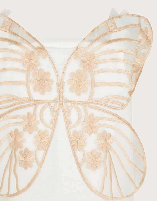 Land of Wonder Butterfly Wings Strappy Top, Ivory (IVORY), large