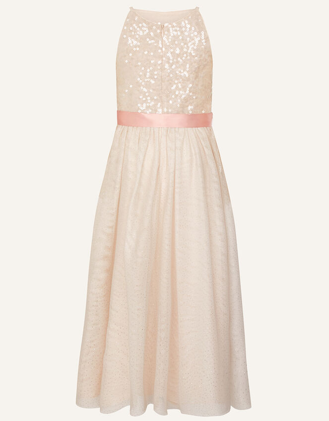 Truth Sequin Maxi Dress, Natural (CHAMPAGNE), large