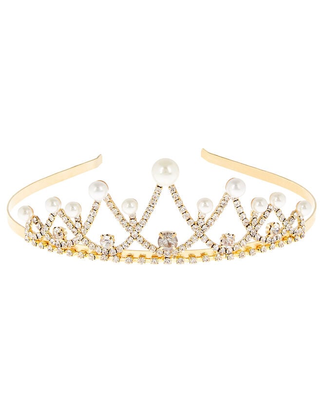Patricia Pearly Sparkle Tiara, , large