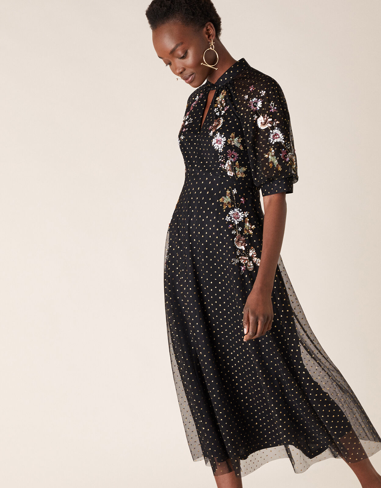 Monsoon glitter dress store