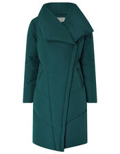 Dhalia Long Duvet Coat, Teal (TEAL), large