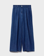 East Reyna Denim Trouser, Blue (INDIGO), large