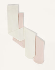 2-Pack Baby Plain Tights, Multi (MULTI), large