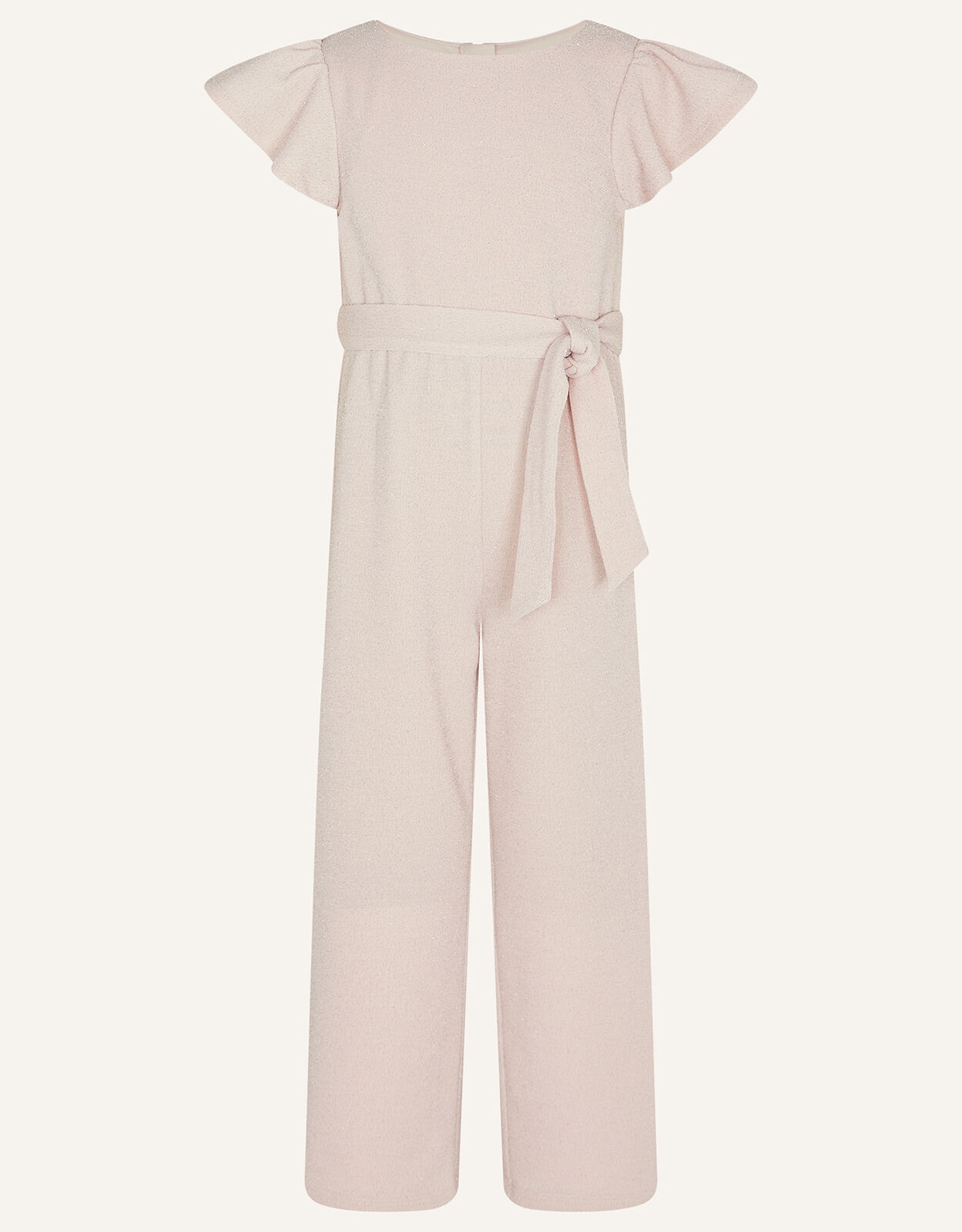 Jersey Shimmer Jumpsuit Pink