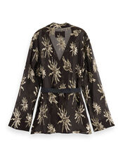 Scotch and Soda Mystic Sky Metallic Shirt, Black (BLACK), large