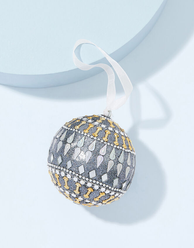 Sparkle Shellac Christmas Bauble, , large