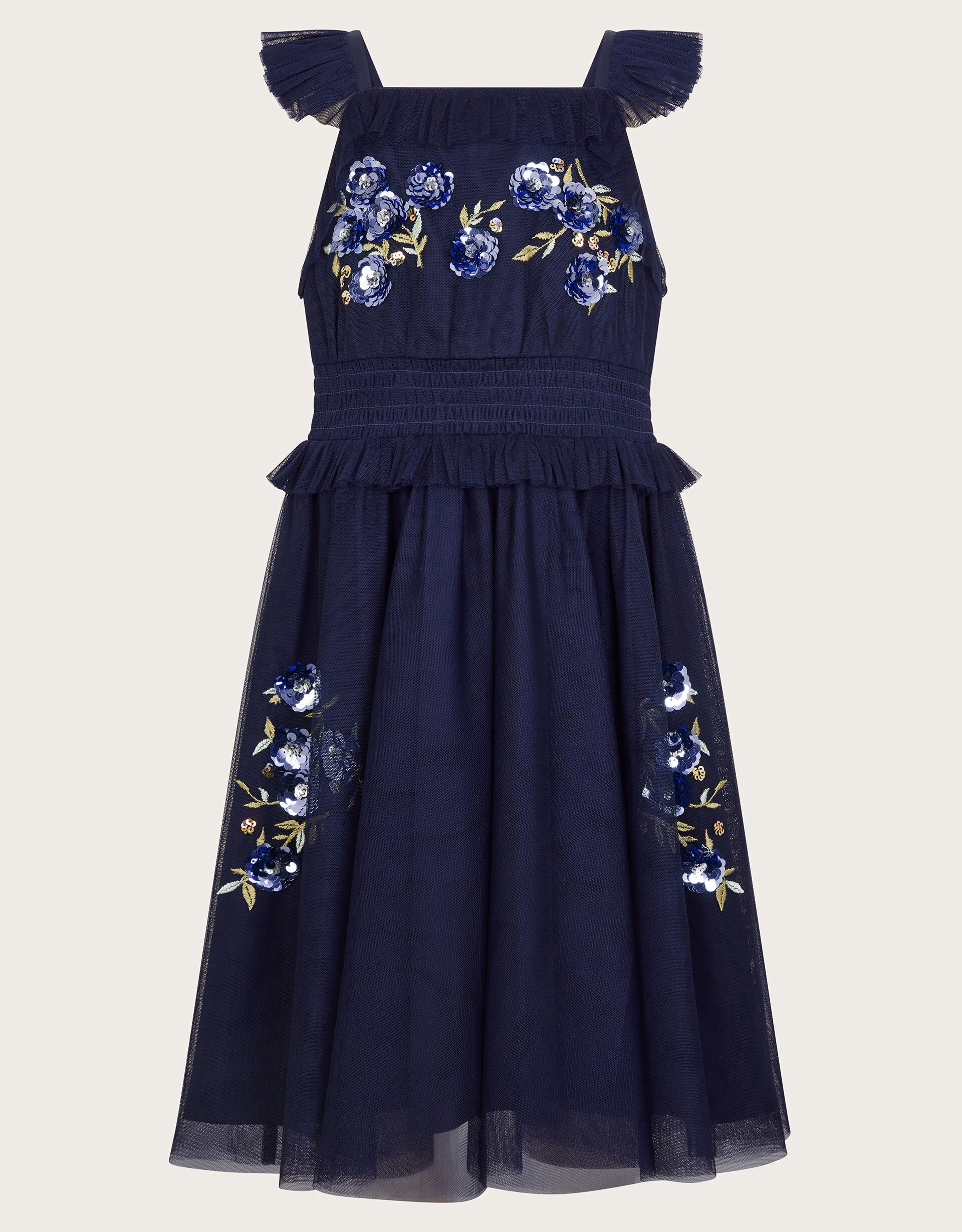 Ria Frill Floral Sequin Dress Girls Dresses Monsoon UK