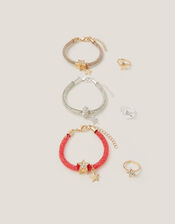 6-Pack Tube Bracelets & Star Rings, , large