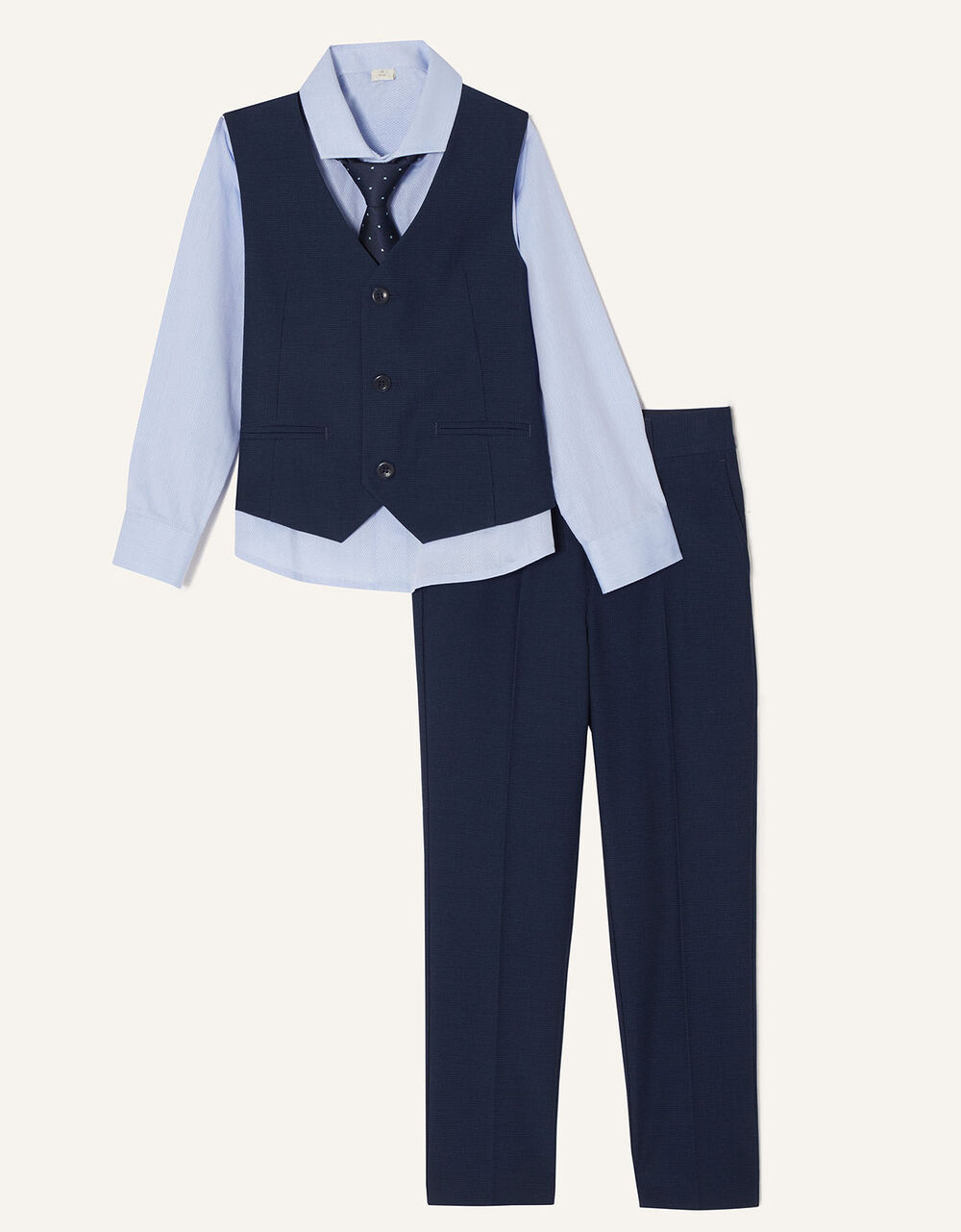 Children Boys 0-12yrs | Adam Four-Piece Suit Blue - EM38538