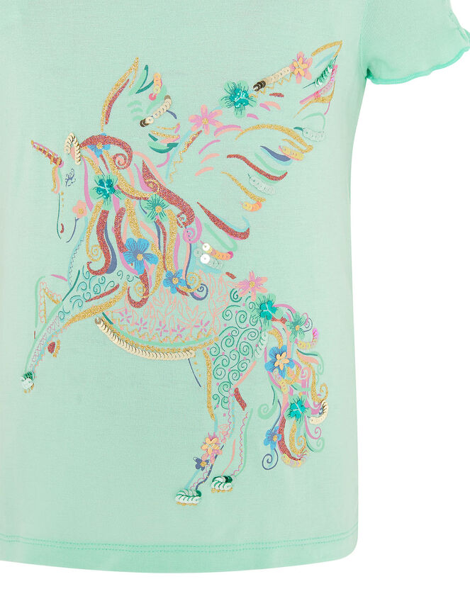 Unicorn Top in LENZING™ ECOVERO™, Blue (AQUA), large