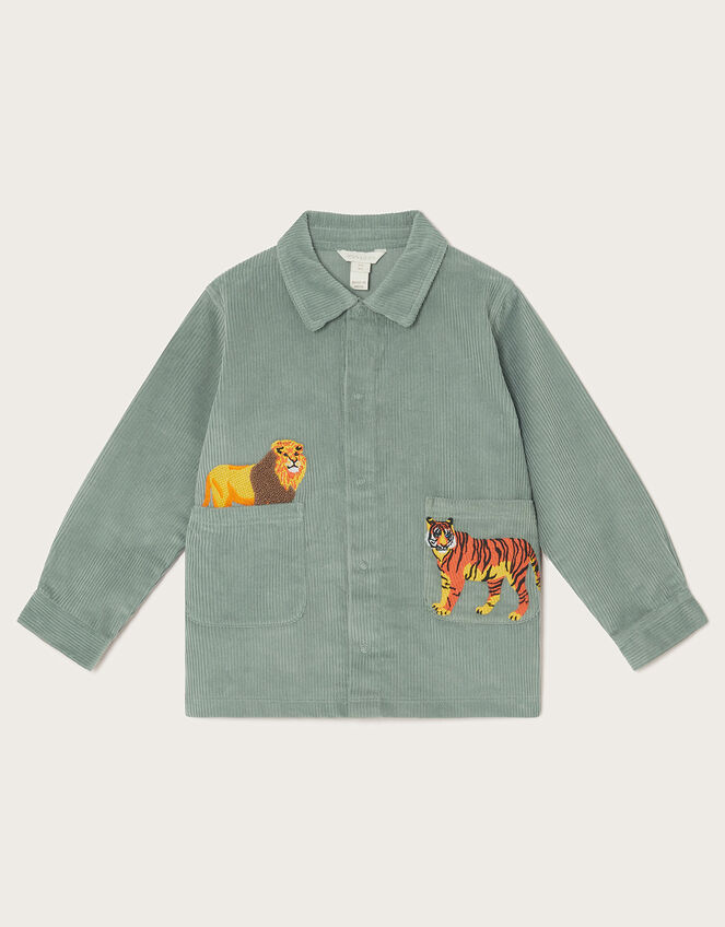 Tiger Cord Shacket WWF-UK Collaboration, Blue (BLUE), large