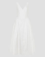 Colette Midi Wedding Dress, Ivory (IVORY), large
