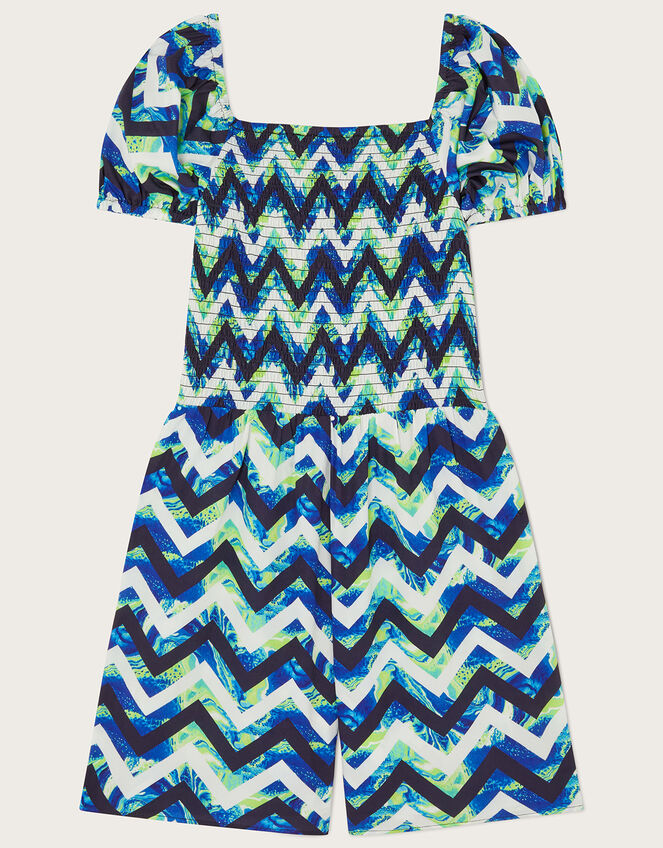 Chevron Marble Playsuit, Multi (MULTI), large