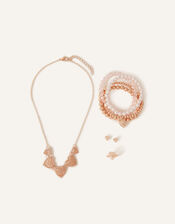Filigree Heart Jewellery Set, , large