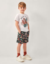 Born Wild Tiger T-Shirt, Blue (NAVY), large