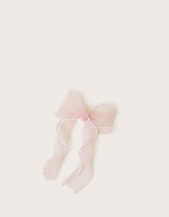 Pearly Hair Bow, , large