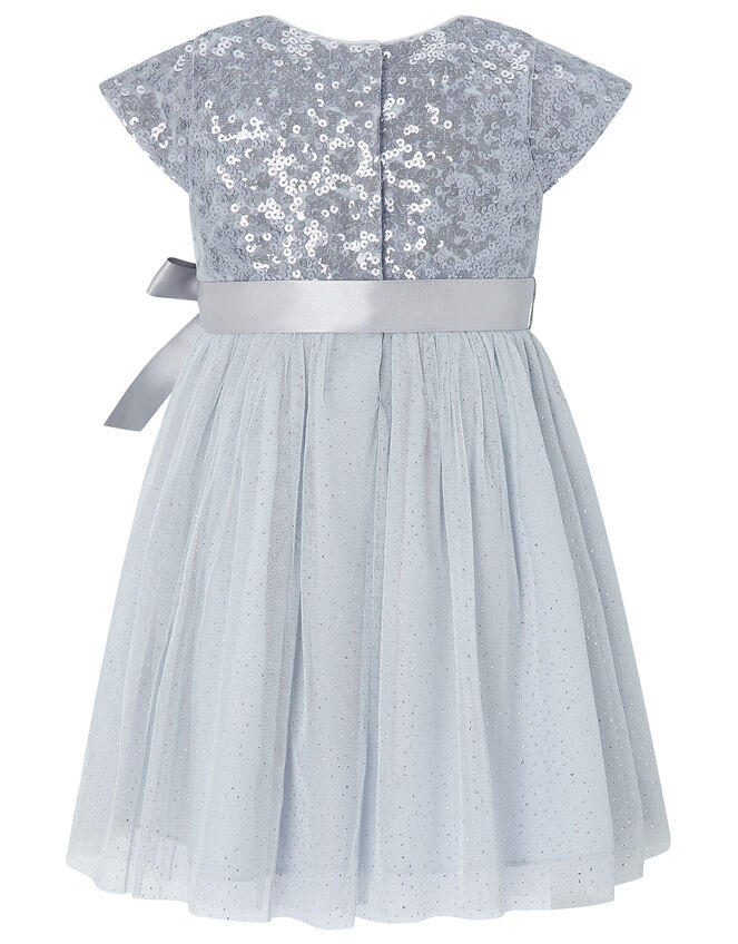 Baby Paige Embellished Occasion Dress, Blue (BLUE), large