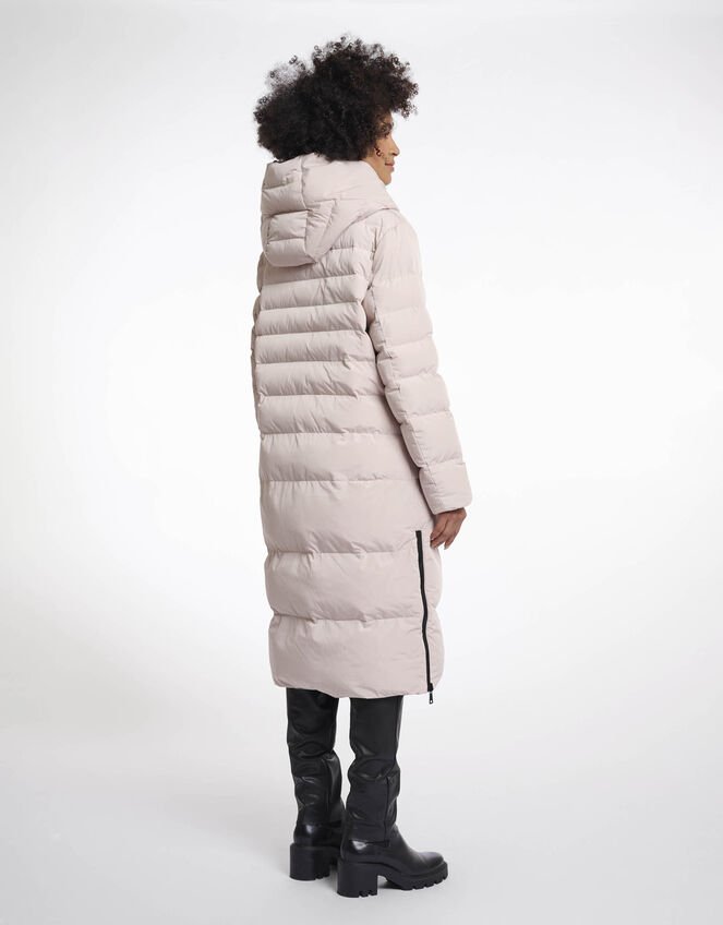 Rino & Pelle Keila Reversible Long Puffer Coat, White (OFF WHITE), large
