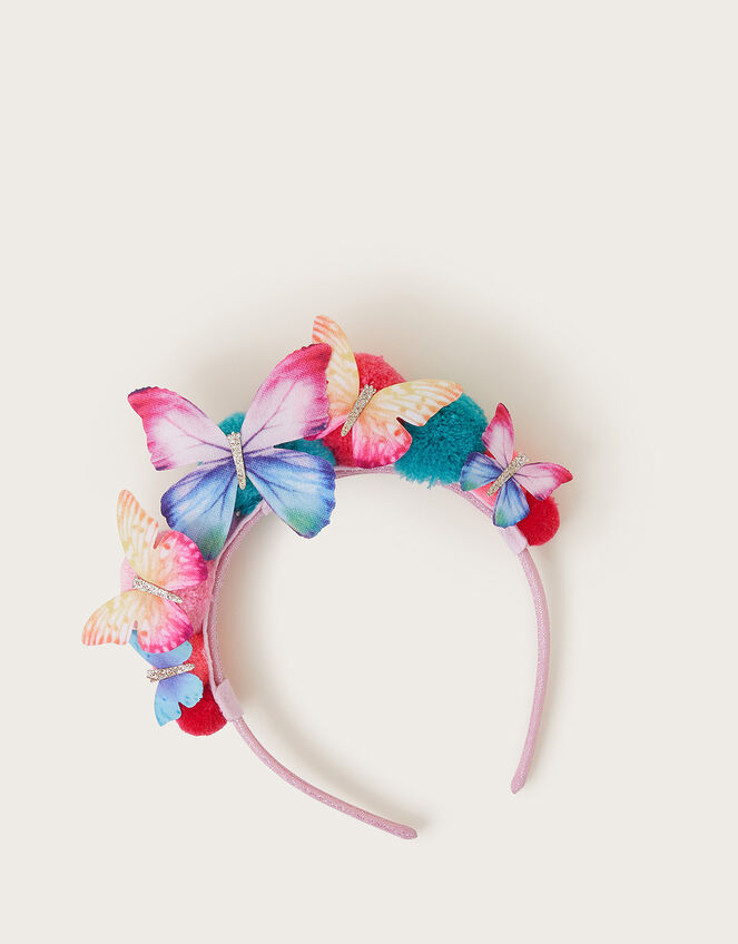 Festival Flutter Pom-Pom Headband, , large